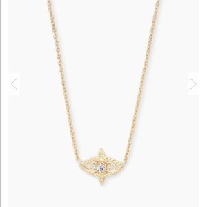 Kendra Scott Caleb Pendant Necklace Goldtone